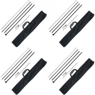 Σετ Κονταριών Σημαίας VEVOR 4τμχ 16.3 ft με Πάσσαλους Εδάφους  QGYM...