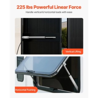 VEVOR 12V Γραμμικός Ενεργοποιητής, 250mm Δρομέας 15mm/s Υψηλής Ταχύ...