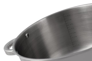 Edenberg Ατσάλινη Κατσαρόλα 9,5L με Καπάκι από Ανοξείδωτο Χάλυβα γι...