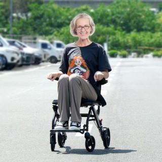 VEVOR Πτυσσόμενο Αμαξίδιο Αλουμινίου 15.75 220lbs  FWYSLYLHJ157O4N02V0