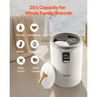 VEVOR Κάδος Θερμαντήρα Πετσετών με Οθόνη LED, Χρονοδιακόπτη & Ρυθμι... VEVOR Κάδος Θερμαντήρα Πετσετών με Οθόνη LED, Χρονοδιακόπτη & Ρυθμι...