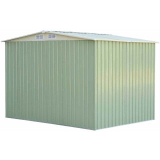 Costway Πράσινο Μεταλλικό Σπιτάκι Κήπου με Συρόμενη Πόρτα 205 x 257...