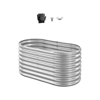 VEVOR Οβάλ Μεταλλικό Υπερυψωμένο Κρεβάτι Κήπου 1.2x0.6x0.6m για Λαχ... VEVOR Οβάλ Μεταλλικό Υπερυψωμένο Κρεβάτι Κήπου 1.2x0.6x0.6m για Λαχ...