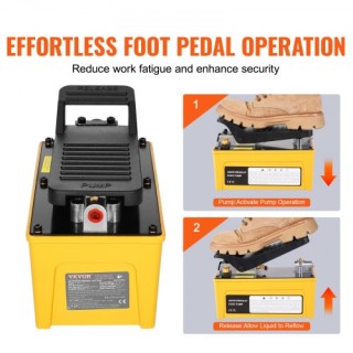 VEVOR Αεροϋδραυλική Αντλία Ποδιού 10,000 PSI για Μηχανήματα Πλαισί... VEVOR Αεροϋδραυλική Αντλία Ποδιού 10,000 PSI για Μηχανήματα Πλαισί...