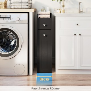 Costway Ντουλάπα Μπάνιου Αποθήκευσης με Συρόμενα Συρτάρια 70 x 40 x...