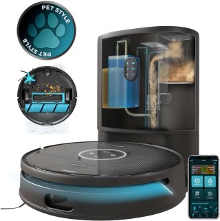 Ρομπότ Σκούπα και Σφουγγαρίστρα με Σταθμό Αυτοαδειάσματος Conga 140... Ρομπότ Σκούπα και Σφουγγαρίστρα με Σταθμό Αυτοαδειάσματος Conga 140...