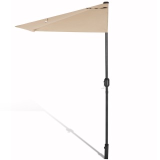 BAKAJI  Ομπρελόνι Ημισέληνος Τοίχου για Κήπο Ηλιοπροστασία Εξωτερικ...