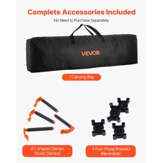 VEVOR Φορητή Πτυσσόμενη Εργαλειοθήκη 2445 x 1255 mm 2724 kg BXSGZTP...