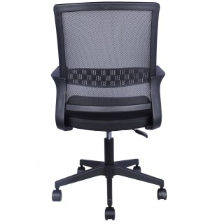 Μαύρη Καρέκλα Γραφείου με Περιστρεφόμενους Τροχούς Εργονομική Καθισ... Μαύρη Καρέκλα Γραφείου με Περιστρεφόμενους Τροχούς Εργονομική Καθισ...