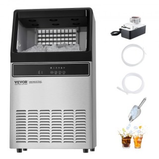 VEVOR Εμπορική Παγομηχανή Ελεύθερης Τοποθέτησης 110lbs/24H ZHSKU000... VEVOR Εμπορική Παγομηχανή Ελεύθερης Τοποθέτησης 110lbs/24H ZHSKU000...