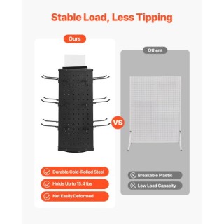 VEVOR Περιστρεφόμενη Τετράπλευρη Βάση Προβολής με 24 Γάντζους ZMXZS...