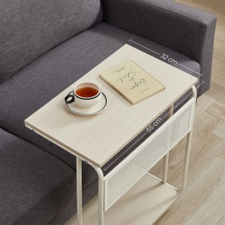 VASAGLE Πλευρικό Τραπέζι C-Σχήματος με Ρόδες και Μεταλλικό Πλαίσιο,... VASAGLE Πλευρικό Τραπέζι C-Σχήματος με Ρόδες και Μεταλλικό Πλαίσιο,...