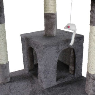 BAKAJI Ονυχοδρόμιο για Γάτες Sisal 170cm Γκρι 01824783