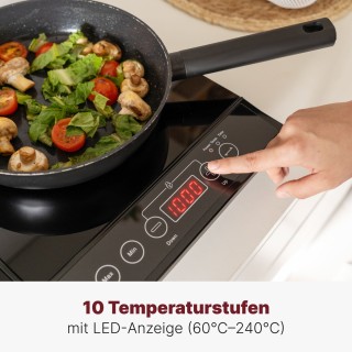 Διπλή Επαγωγική Εστία 3500W Μαύρο DKI3609 Clatronic Διπλή Επαγωγική Εστία 3500W Μαύρο DKI3609 Clatronic