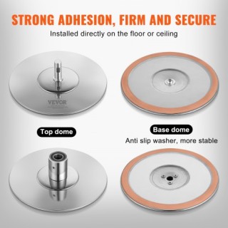 VEVOR  Φορητός Επαγγελματικός Στύλος Χορού, Ρυθμιζόμενος Ανοξείδωτο...