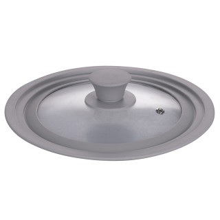 Galileo 3 σε 1 πολυκαπάκι για τηγάνια 18-22 cm από γυαλί και σιλικό...