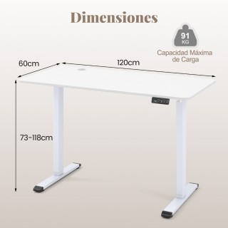 Costway Ηλεκτρικό Ρυθμιζόμενο Γραφείο με Anti-Κρούση και Μνήμη Ύψου... Costway Ηλεκτρικό Ρυθμιζόμενο Γραφείο με Anti-Κρούση και Μνήμη Ύψου...