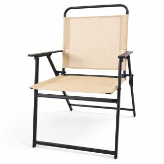 BAKAJI Σετ Τραπεζαρίας Κήπου 6 Τεμαχίων με Ομπρέλα και 4 Πτυσσόμενε...