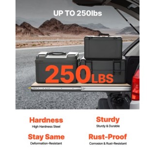 VEVOR Συρόμενοι Οδηγοί Συρταριών 16-60 εκ. με Απαλό Κλείσιμο και Πλ...