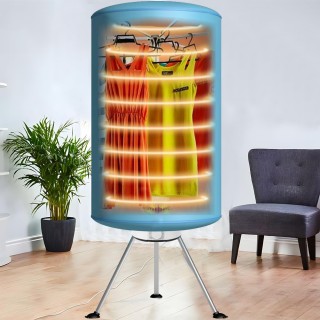 BAKAJI Ηλεκτρική Στεγνωτήρας Ρούχων Μπαλόνι-Στεγνωτήριο 1000W Απλώσ... BAKAJI Ηλεκτρική Στεγνωτήρας Ρούχων Μπαλόνι-Στεγνωτήριο 1000W Απλώσ...