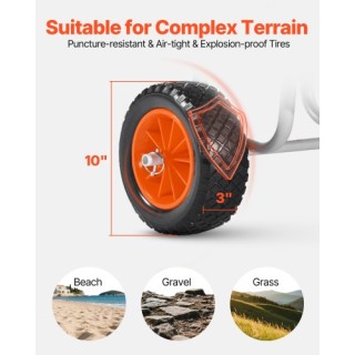 VEVOR Καρότσι Καγιάκ για Όρθια Κωπηλασία με Τροχούς & Στηρίγματα CZ...