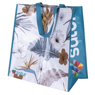 Galileo Τσάντα Αγορών Botanico Μπλε 45x25x45cm Satur 2187997 Galileo Τσάντα Αγορών Botanico Μπλε 45x25x45cm Satur 2187997