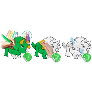 Χαλάκι Δραστηριοτήτων 120 x 90 x 0,3 cm με Μαρκαδόρους Δεινόσαυροι ... Χαλάκι Δραστηριοτήτων 120 x 90 x 0,3 cm με Μαρκαδόρους Δεινόσαυροι ...