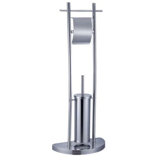 BAKAJI Επιδαπέδια βάση μπάνιου για χαρτί υγείας και βούρτσα τουαλέ... BAKAJI Επιδαπέδια βάση μπάνιου για χαρτί υγείας και βούρτσα τουαλέ...