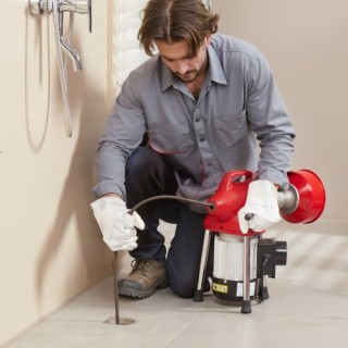 VEVOR Μηχανή Καθαρισμού Αποχέτευσης 36.5μ x 16mm 370W Ελικοειδής Φί...