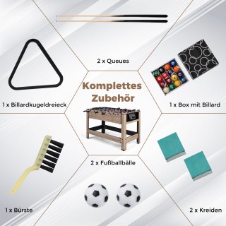 Costway Περιστρεφόμενο Τραπέζι Παιχνιδιών 2 σε 1 124 εκ - Συνδυασμό...