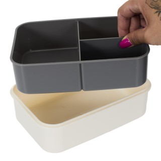 Φαγητοδοχείο Πλαστικό με Μαχαιροπίρουνα 250ml 20,5 x 6,5 x 12 cm - ... Φαγητοδοχείο Πλαστικό με Μαχαιροπίρουνα 250ml 20,5 x 6,5 x 12 cm - ...