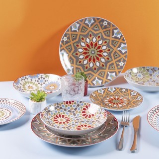 Villa dEste Home Σετ Πιάτων 18 Τεμαχίων από Πορσελάνη με 3 Διαφορετ... Villa dEste Home Σετ Πιάτων 18 Τεμαχίων από Πορσελάνη με 3 Διαφορετ...