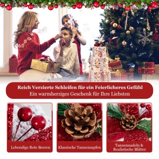 Costway Μαγευτικά Χριστουγεννιάτικα Διακοσμητικά Κουτιά Δώρων 3 Τε... Costway Μαγευτικά Χριστουγεννιάτικα Διακοσμητικά Κουτιά Δώρων 3 Τε...