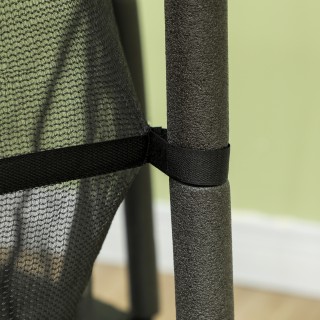 HOMCOM  Τραμπολίνο για Παιδιά με Δίχτυ Ασφαλείας και Επενδυμένους Σ...