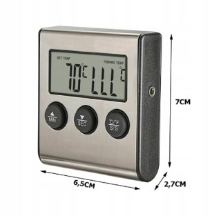 Ηλεκτρονικό Θερμόμετρο Κουζίνας με LCD Οθόνη 5907451345092 VERK GROUP Ηλεκτρονικό Θερμόμετρο Κουζίνας με LCD Οθόνη 5907451345092 VERK GROUP