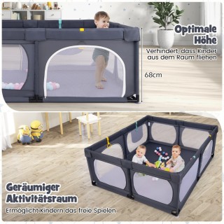 Costway  Μεγάλο Παιδικό Πάρκο Δραστηριοτήτων με 50 Μπάλες Ωκεανού κ...