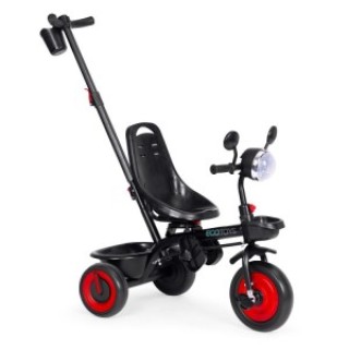 ECOTOYS Τρίκυκλο παιδικό καρότσι 3 σε 1 με περιστρεφόμενο κάθισμα κ...