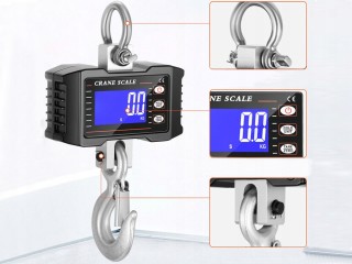 Verk Group Ψηφιακή Κρεμαστή Ζυγαριά με Οθόνη LCD - Φορτίο έως 500Kg...