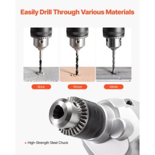 VEVOR Ισχυρό Μίξερ Τρυπανιού 1100W, 0-850 RPM για Μείξη Χρωμάτων FJ... VEVOR Ισχυρό Μίξερ Τρυπανιού 1100W, 0-850 RPM για Μείξη Χρωμάτων FJ...