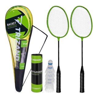 Trizand Σετ Badminton 9 Τεμαχίων με 2 Ρακέτες, 6 Φτερά και Θήκη 27680 Trizand Σετ Badminton 9 Τεμαχίων με 2 Ρακέτες, 6 Φτερά και Θήκη 27680