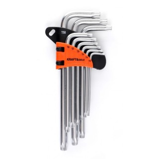 Σετ Κλειδιά Αστέρα 9 Τεμάχια TORX KD-11933 Kraft&Dele Σετ Κλειδιά Αστέρα 9 Τεμάχια TORX KD-11933 Kraft&Dele