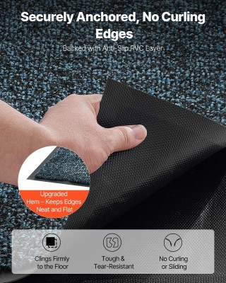 VEVOR Αντιολισθητικό Πλενόμενο Χαλάκι Σχιστόχρωμο Μπλε 1829x1219mm ...