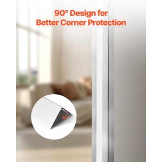 VEVOR Γωνιακός Προστατευτικός Αλουμινίου 50x50x1217mm (Σετ 12) με Τ...