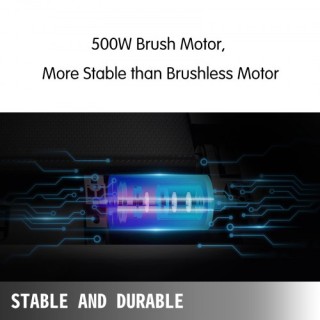 VEVOR Διάδρομος Γραφείου Χωρίς Χειρολαβή (Γκρι)  ZBJYSBDFS00000001V2