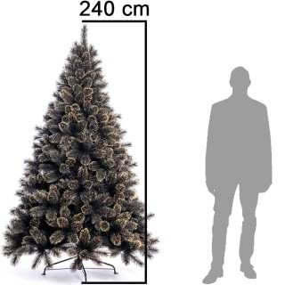 BAKAJI Χριστουγεννιάτικο Δέντρο Πολυτελείας 240εκ 1434 Κλαδιά Μαύρ... BAKAJI Χριστουγεννιάτικο Δέντρο Πολυτελείας 240εκ 1434 Κλαδιά Μαύρ...
