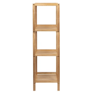 Galileo Σκοτεινή κινητή μονάδα μπάνιου με 4 ράφια από πεύκο 35x30x1...