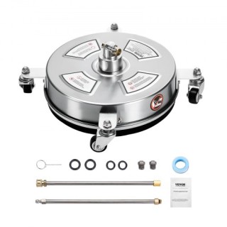 VEVOR Καθαριστής Επιφανειών Πίεσης 14 με Ρόδες 4000 PSI από Ανοξείδ... VEVOR Καθαριστής Επιφανειών Πίεσης 14 με Ρόδες 4000 PSI από Ανοξείδ...