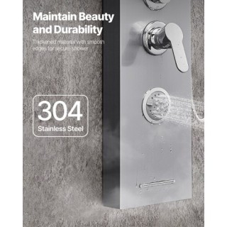 VEVOR Σύστημα Ντους με Κολόνα από Ανοξείδωτο Ατσάλι και Λειτουργία ... VEVOR Σύστημα Ντους με Κολόνα από Ανοξείδωτο Ατσάλι και Λειτουργία ...