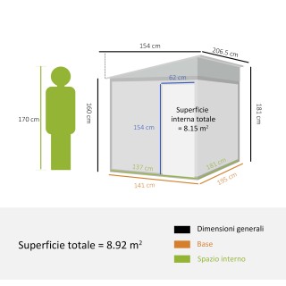 Outsunny Μεταλλική Αποθήκη Εργαλείων 1.5x2μ με Βάση, Συρόμενη Πόρτα... Outsunny Μεταλλική Αποθήκη Εργαλείων 1.5x2μ με Βάση, Συρόμενη Πόρτα...
