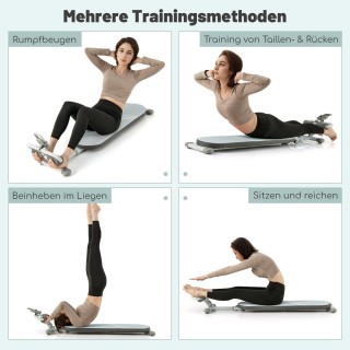 Costway Πολυλειτουργικός Ρυθμιζόμενος Πάγκος Γυμναστικής με Πολλαπ... Costway Πολυλειτουργικός Ρυθμιζόμενος Πάγκος Γυμναστικής με Πολλαπ...